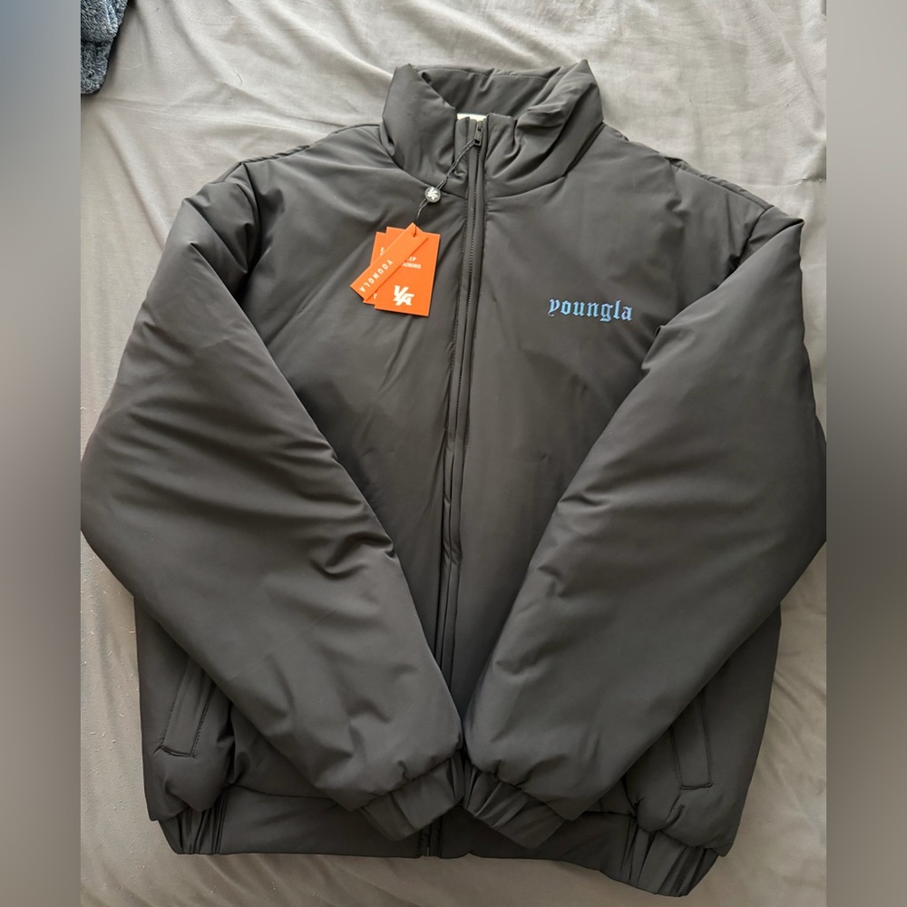 Men’s YoungLA Alpine Puffy Jacket. (Black) 
NTW!
